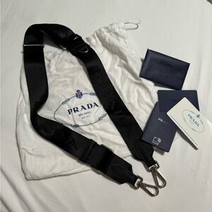 Prada Nylon Black Crossbody Strap